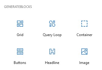 generateblocks blocks